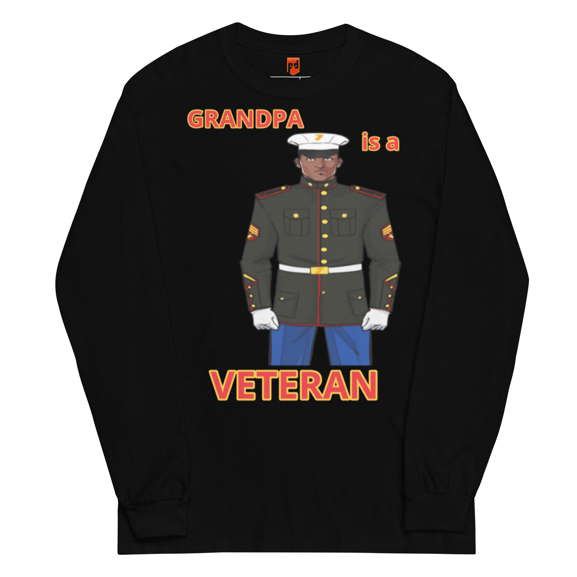 GRANDPA IS A VETERAN TOO FOWER Long Sleeve Shirt