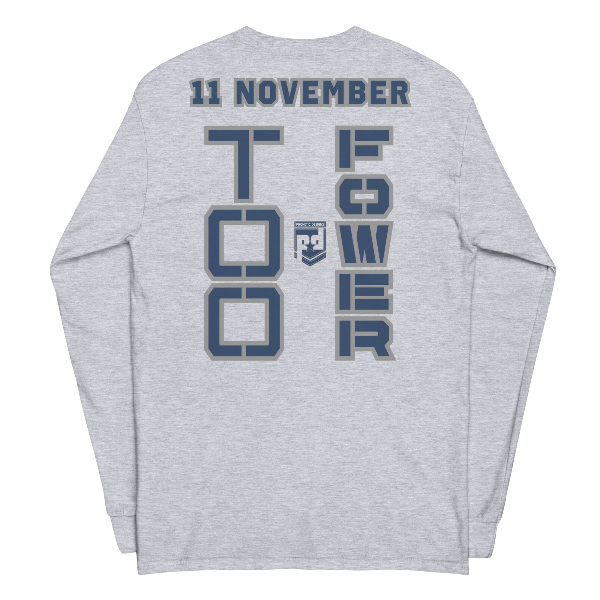 GRANDMA IS A VETERAN TOO FOWER Long Sleeve Shirt - Image 4