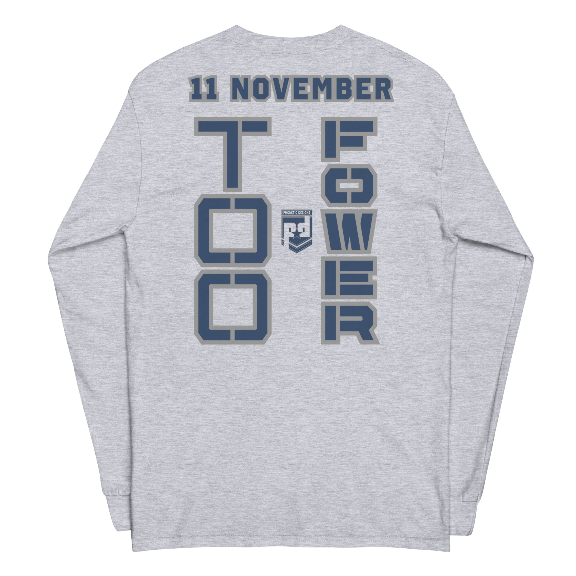 GRANDMA IS A VETERAN TOO FOWER Long Sleeve Shirt - Image 4