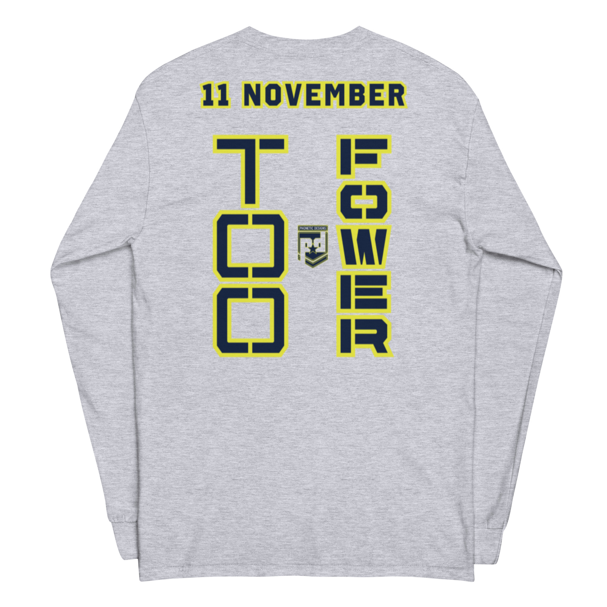 GRANDPA IS A VETERAN TOO FOWER Long Sleeve Shirt - Image 4