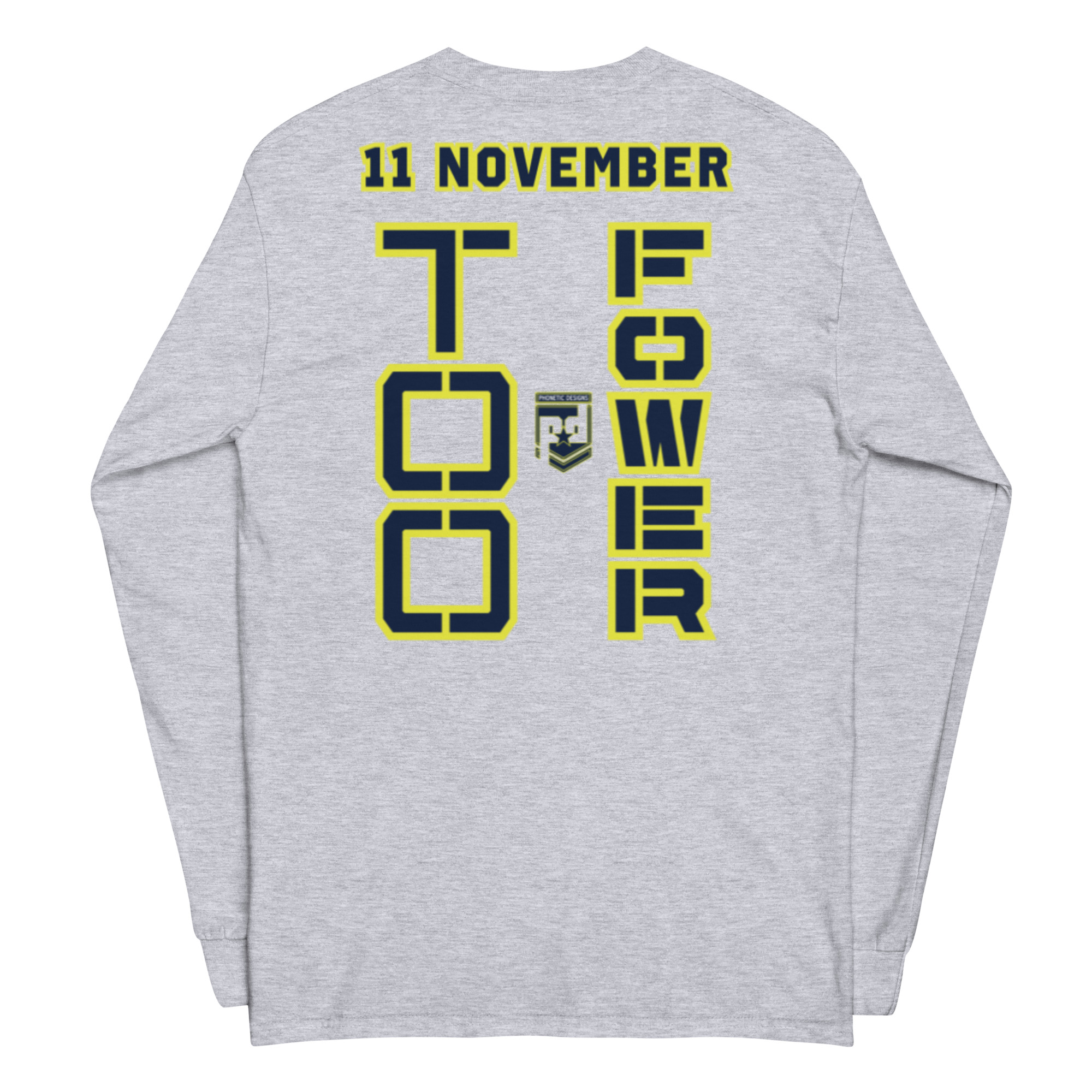 GRANDPA IS A VETERAN TOO FOWER Long Sleeve Shirt - Image 4