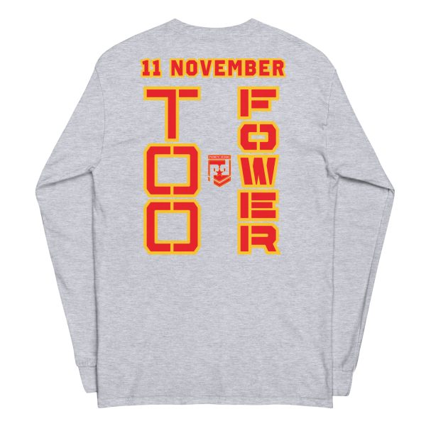 I SUPPORT  VETERANS TOO FOWER Long Sleeve Shirt - Image 4