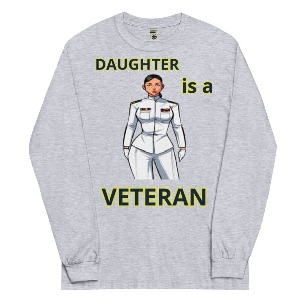 DAUGHTER IS A VETERAN TOO FOWER Long Sleeve Shirt - Image 3
