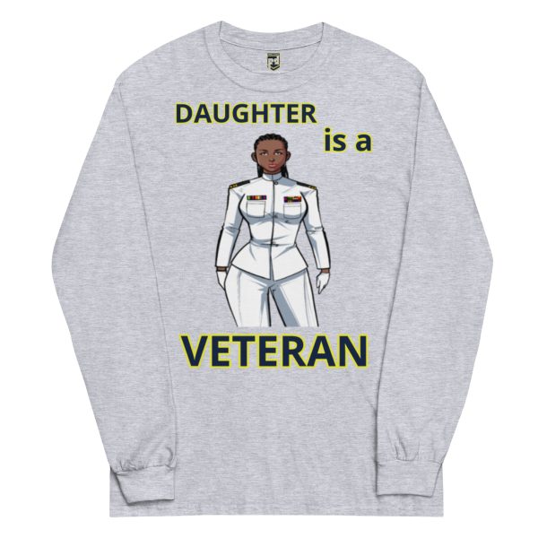 DAUGHTER IS A VETERAN TOO FOWER Long Sleeve Shirt - Image 3