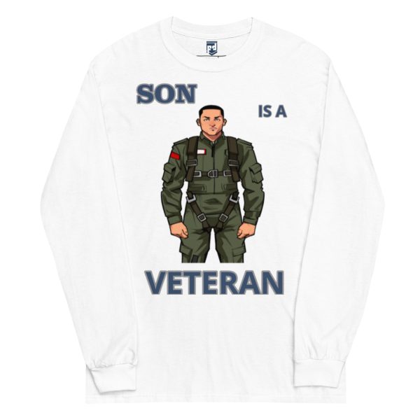SON IS A VETERAN TOO FOWER Long Sleeve Shirt - Image 5