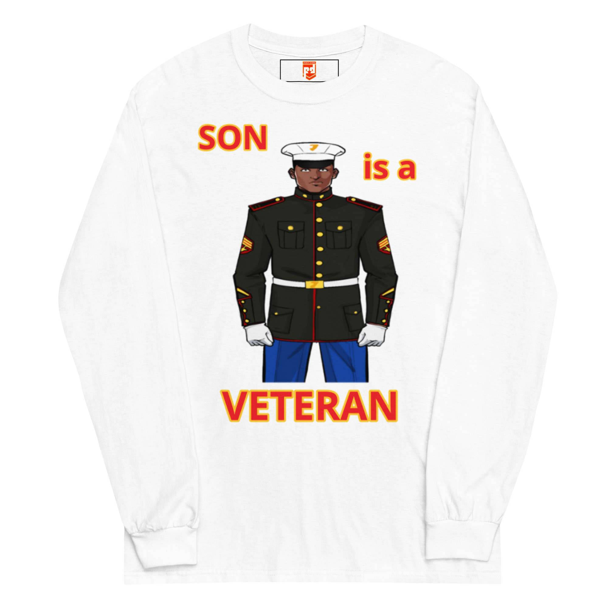 SON IS A VETERAN TOO FOWER Long Sleeve Shirt - Image 5