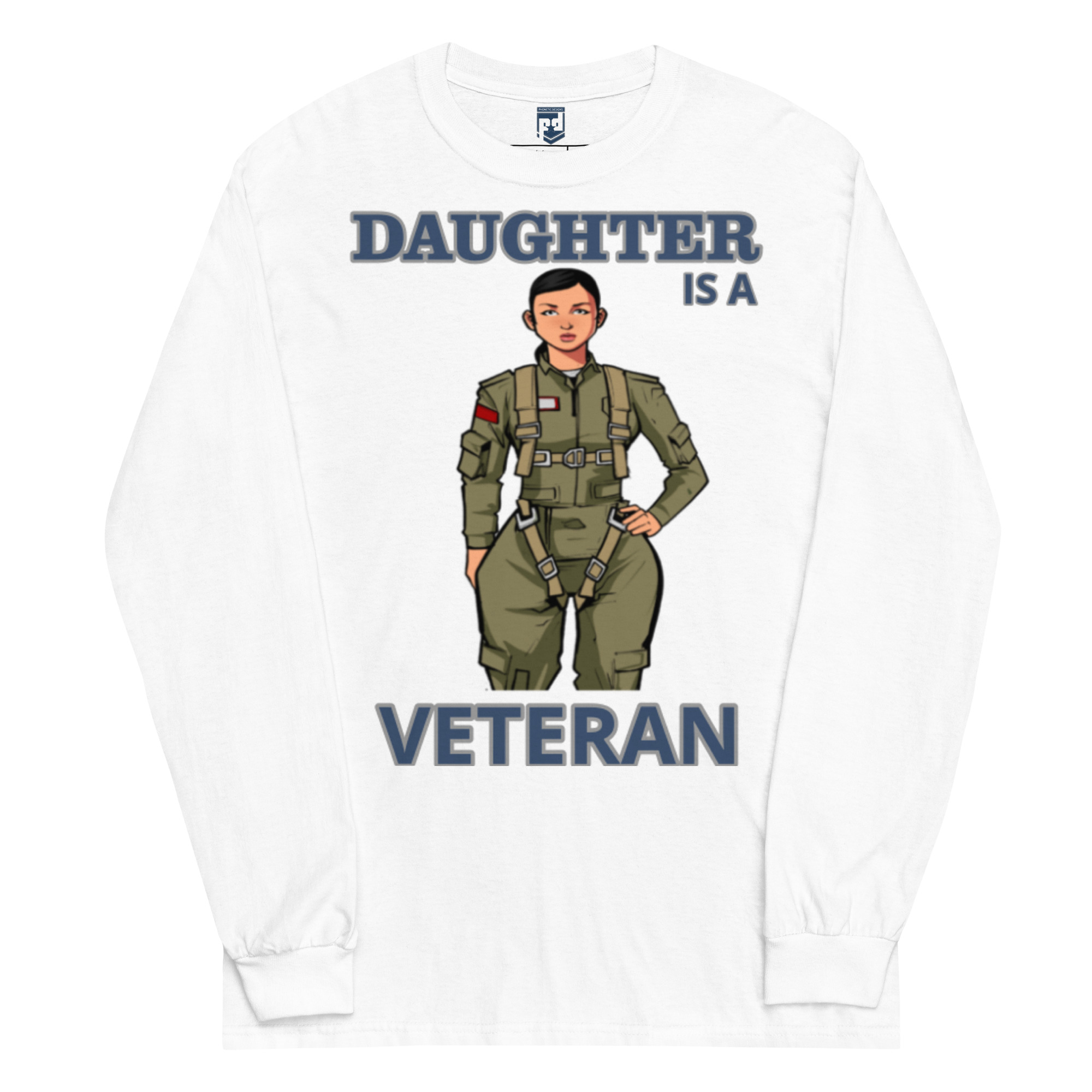 DAUGHTER IS A VETERAN TOO FOWER Long Sleeve Shirt - Image 5