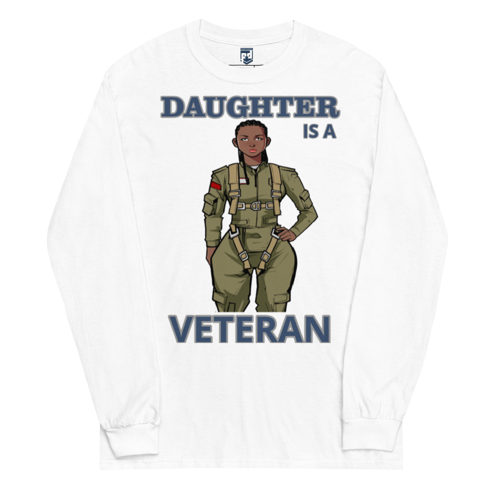 DAUGHTER IS A VETERAN TOO FOWER Long Sleeve Shirt - Image 5