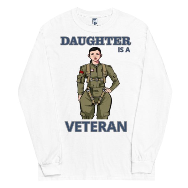 DAUGHTER IS A VETERAN TOO FOWER Long Sleeve Shirt - Image 5