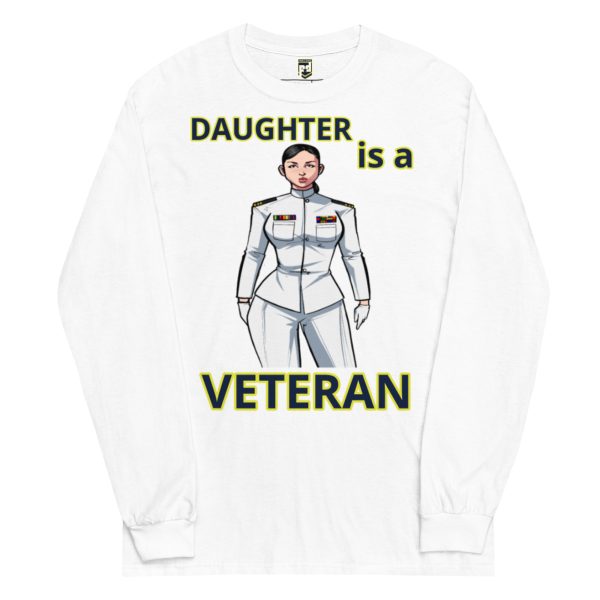 DAUGHTER IS A VETERAN TOO FOWER Long Sleeve Shirt - Image 5