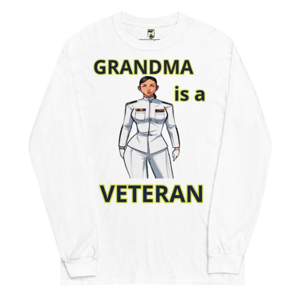 GRANDMA IS A VETERAN TOO FOWER Long Sleeve Shirt - Image 5