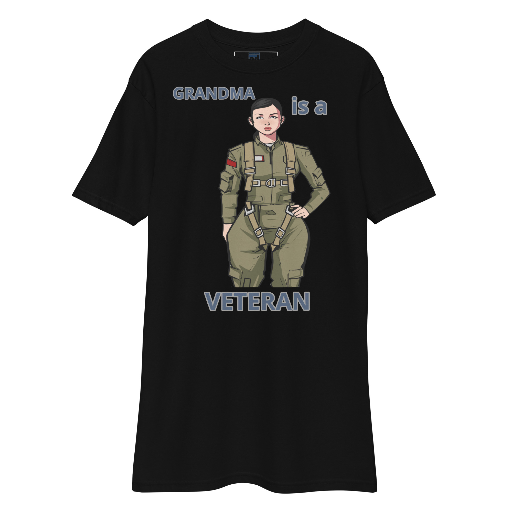 GRANDMA IS A VETERAN TOO FOWER Tee