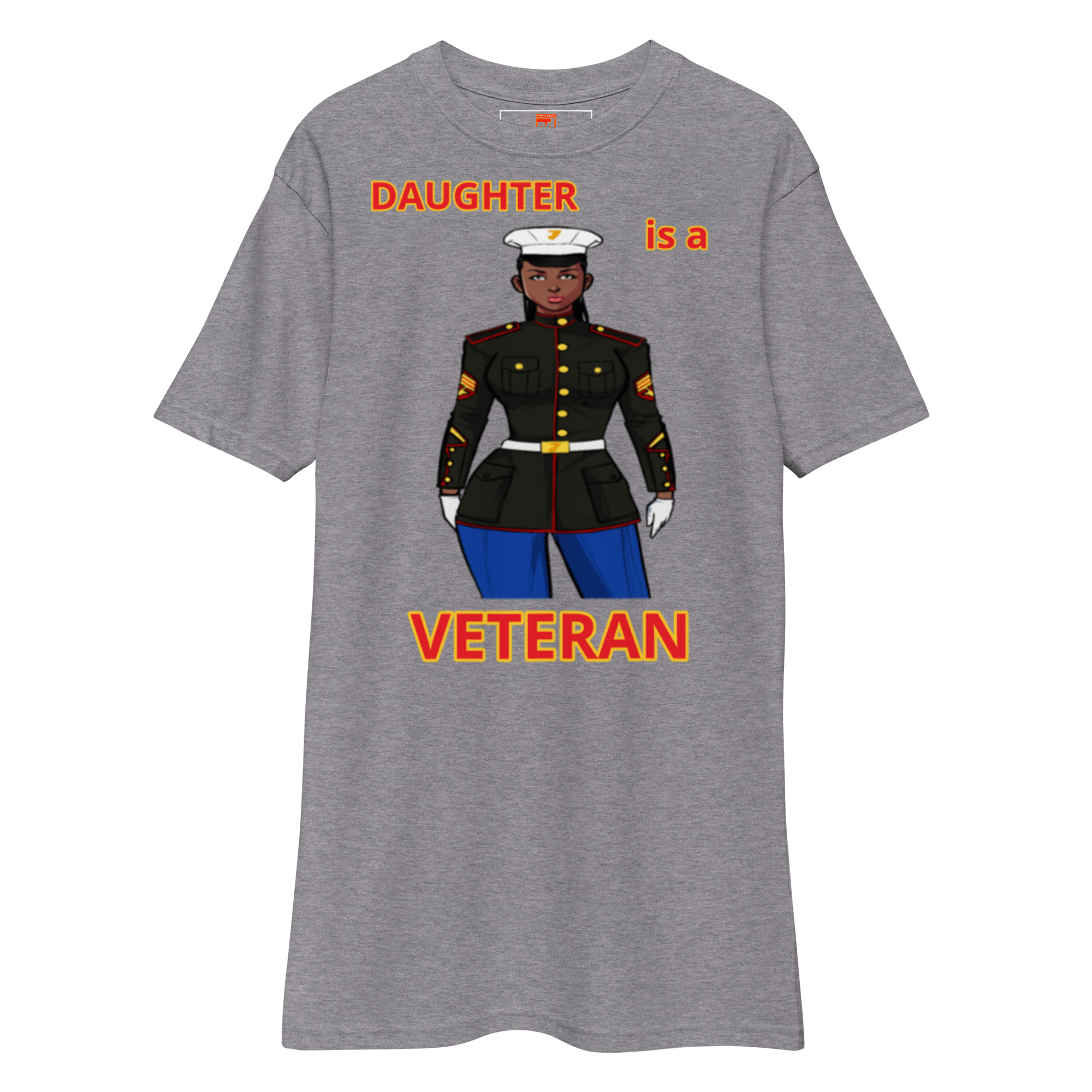 DAUGHTER IS A VETERAN TOO FOWER Tee - Image 3