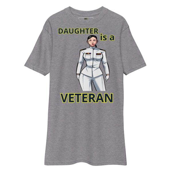 DAUGHTER IS A VETERAN TOO FOWER Tee - Image 3
