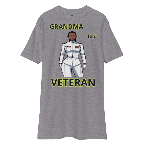 GRANDMA IS A VETERAN TOO FOWER Tee - Image 3