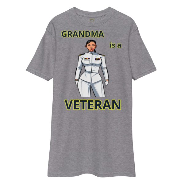 GRANDMA IS A VETERAN TOO FOWER Tee - Image 3