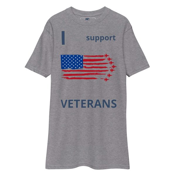 I SUPPORT  VETERANS TOO FOWER Tee - Image 3