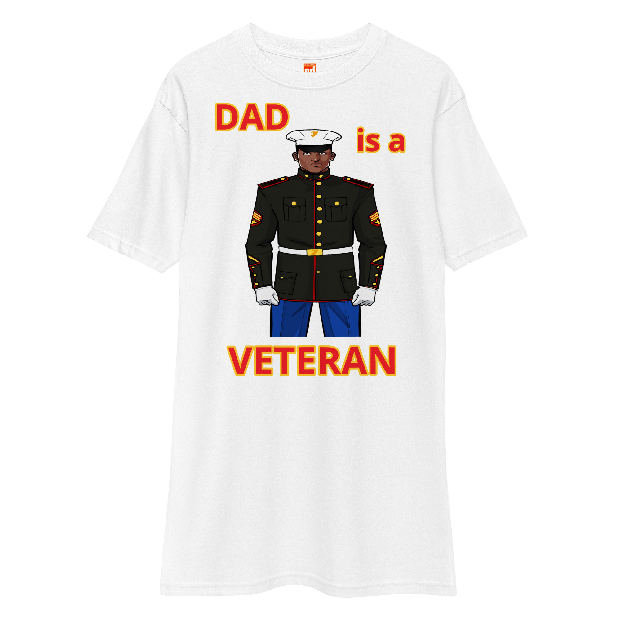 DAD IS A VETERAN TOO FOWER Tee - Image 5
