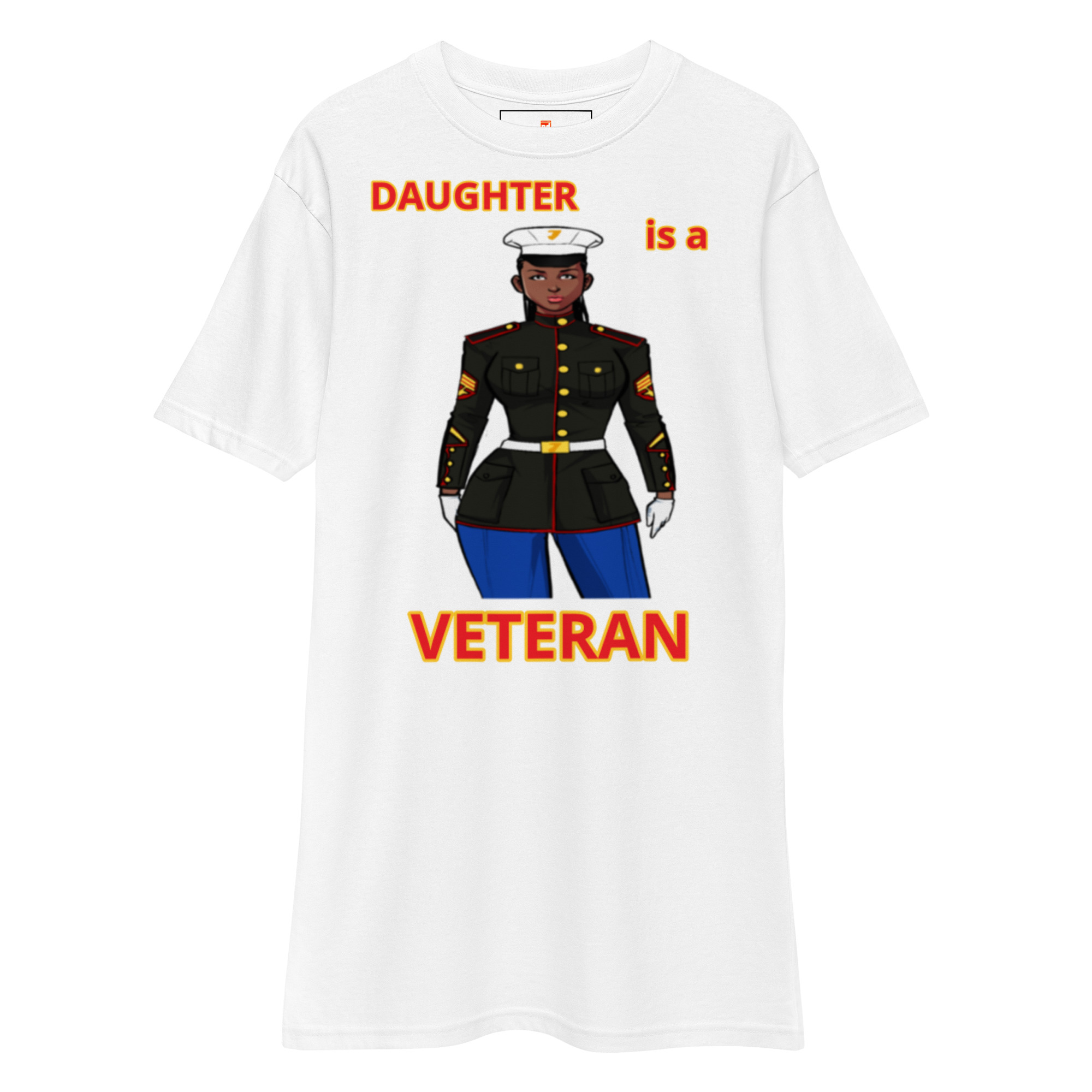 DAUGHTER IS A VETERAN TOO FOWER Tee - Image 5