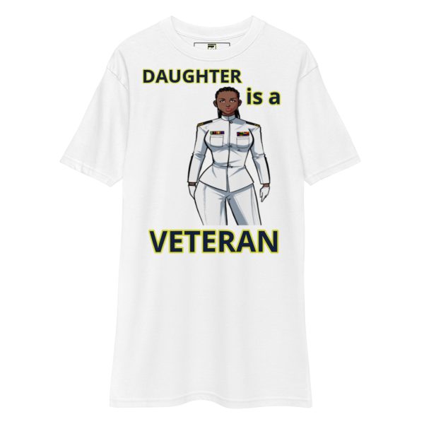 DAUGHTER IS A VETERAN TOO FOWER Tee - Image 5