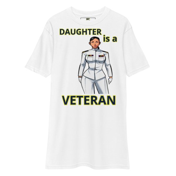 DAUGHTER IS A VETERAN TOO FOWER Tee - Image 5
