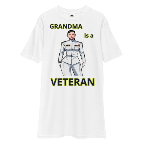 GRANDMA IS A VETERAN TOO FOWER Tee - Image 5
