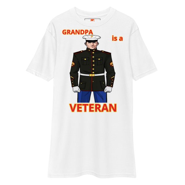 GRANDPA IS A VETERAN TOO FOWER Tee - Image 5