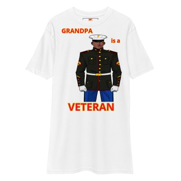 GRANDPA IS A VETERAN TOO FOWER Tee - Image 5