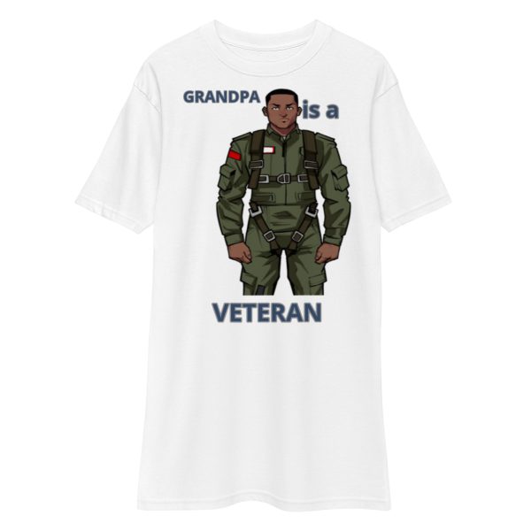 GRANDPA IS A VETERAN TOO FOWER Tee - Image 5