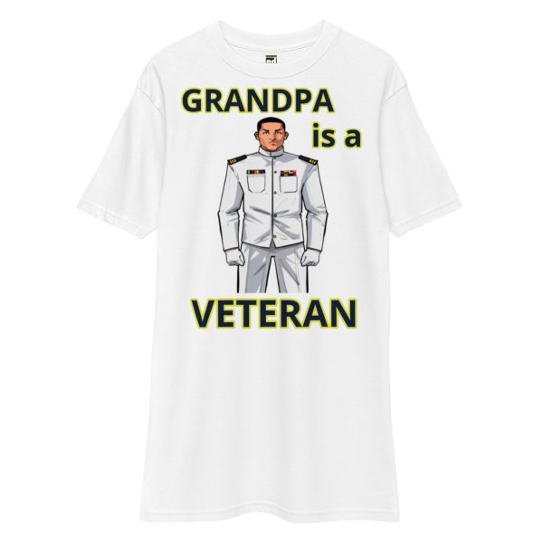 GRANDPA IS A VETERAN TOO FOWER Tee - Image 5