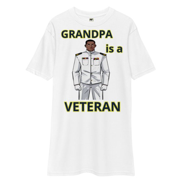 GRANDPA IS A VETERAN TOO FOWER Tee - Image 5