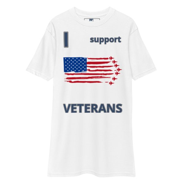 I SUPPORT  VETERANS TOO FOWER Tee - Image 5