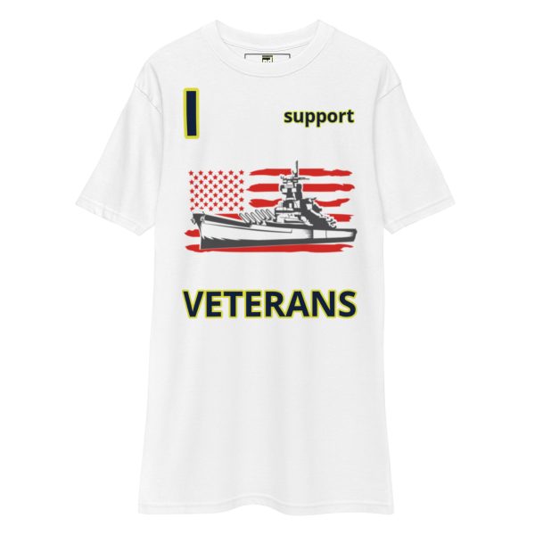 I SUPPORT  VETERANS TOO FOWER Tee - Image 5