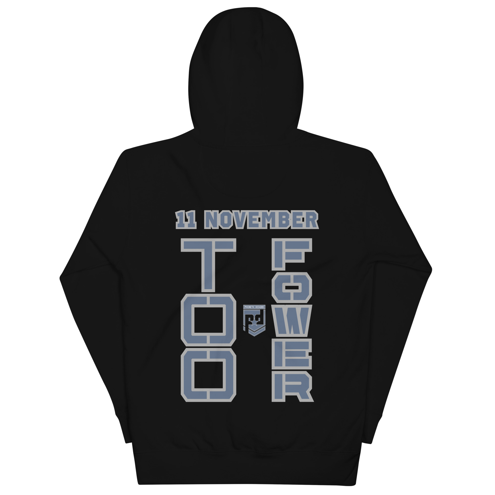 GRANDMA IS VETERAN TOO FOWER Unisex Hoodie - Image 2