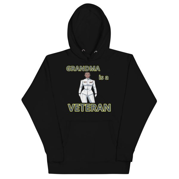 GRANDMA IS VETERAN TOO FOWER Unisex Hoodie