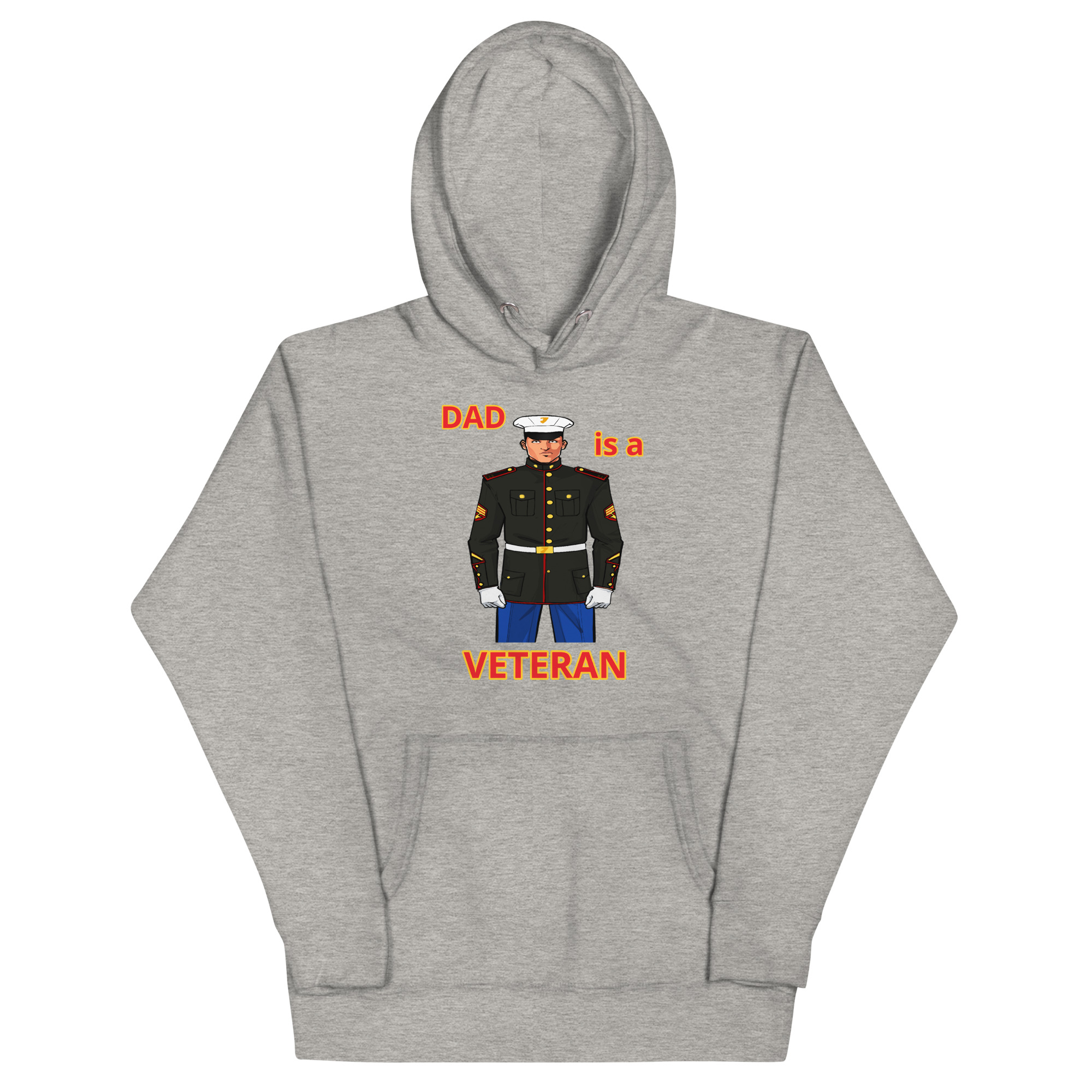 DAD IS A VETERAN TOO FOWER Unisex Hoodie - Image 3