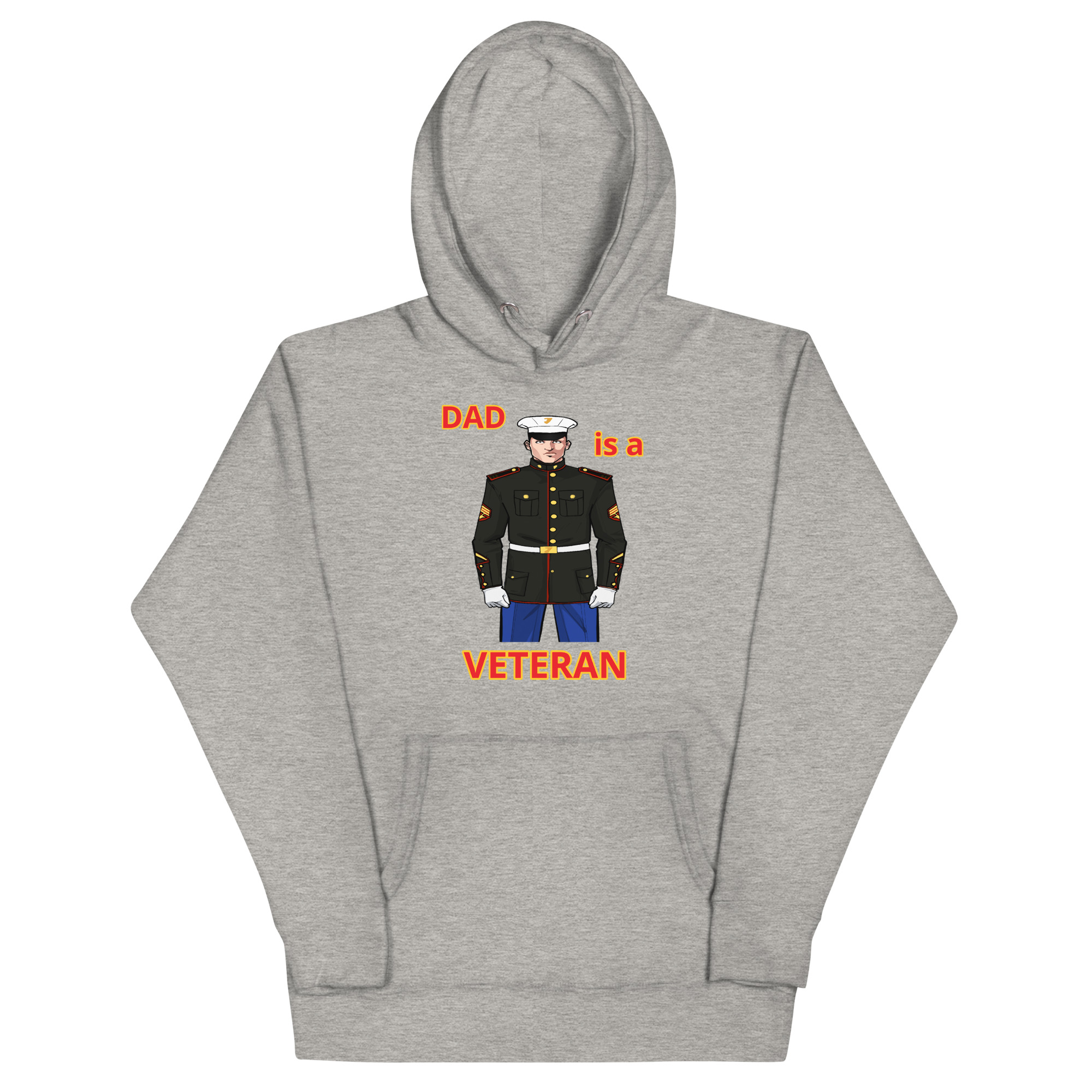 DAD IS A VETERAN TOO FOWER Unisex Hoodie - Image 3
