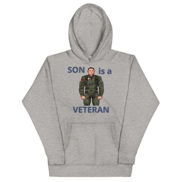 SON IS A VETERAN TOO FOWER Unisex Hoodie - Image 3