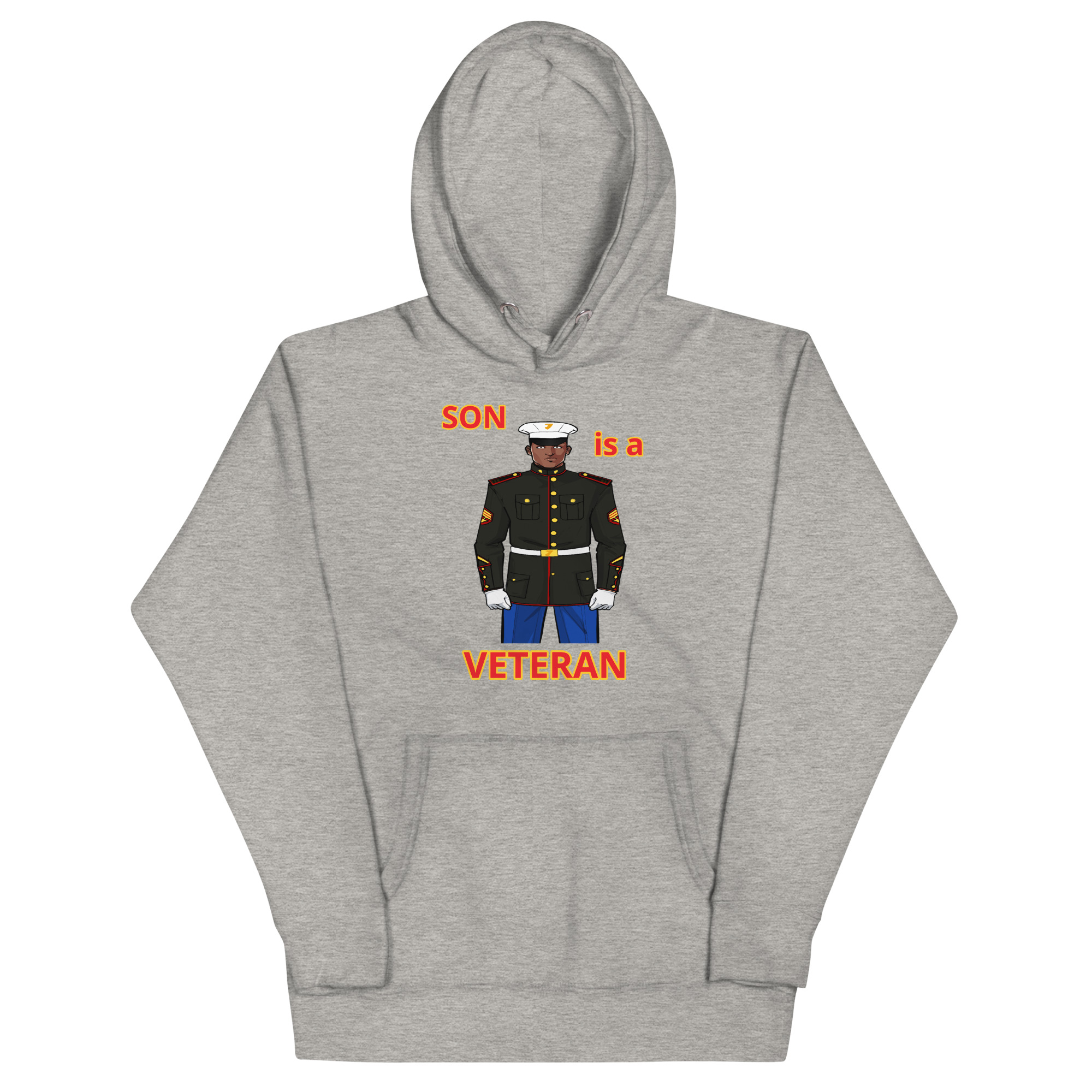 SON IS A VETERAN TOO FOWER Unisex Hoodie - Image 3