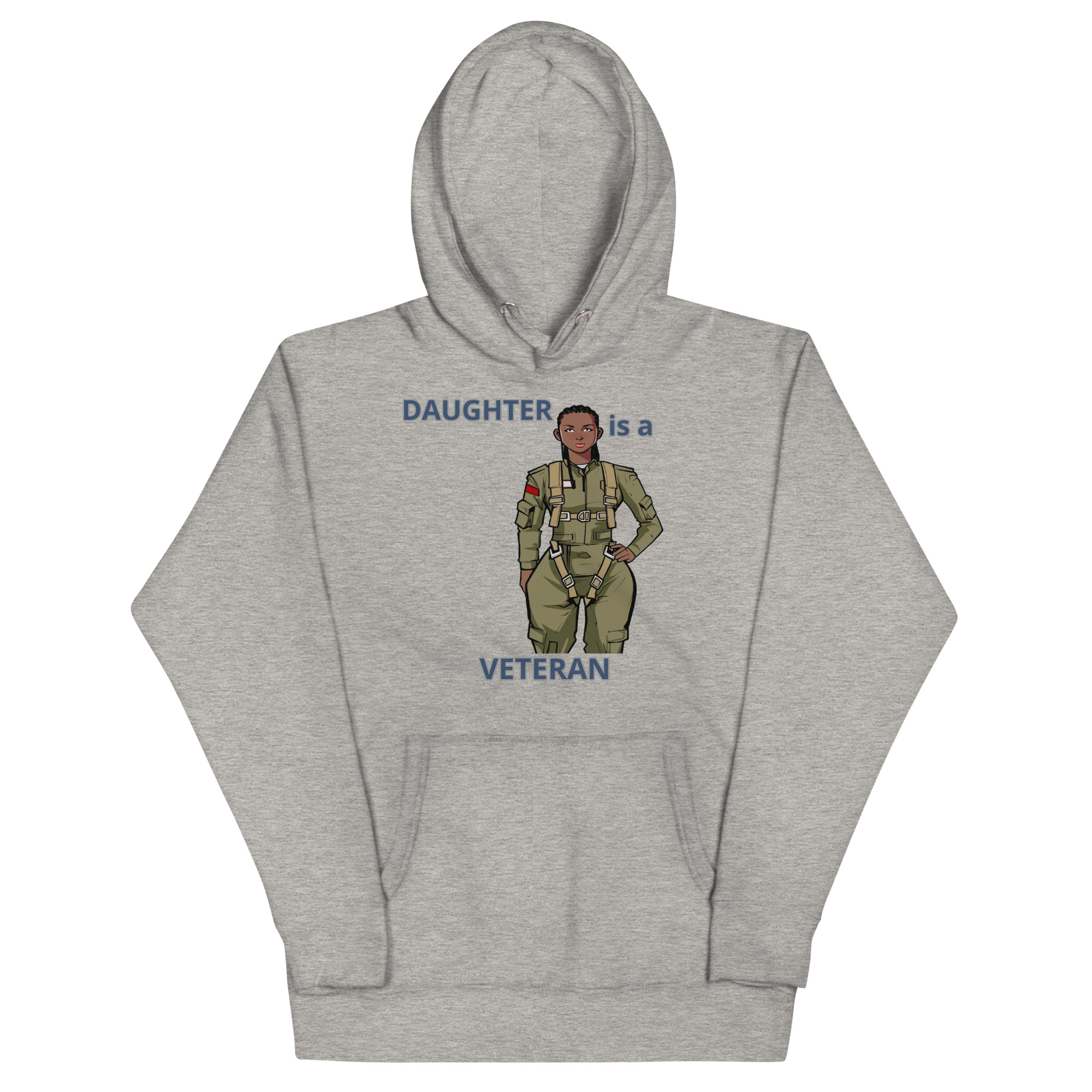 DAUGHTER IS A VETERAN TOO FOWER Unisex Hoodie - Image 3