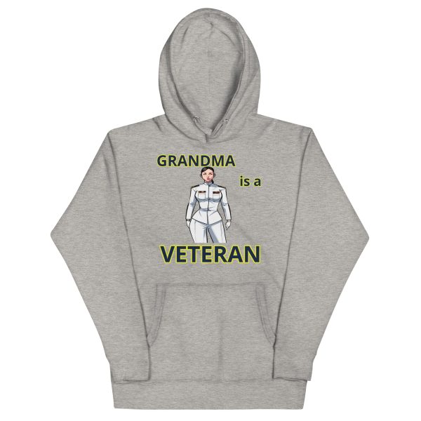 GRANDMA IS VETERAN TOO FOWER Unisex Hoodie
