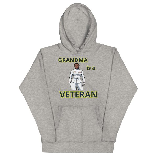 GRANDMA IS VETERAN TOO FOWER Unisex Hoodie