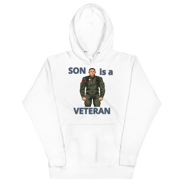 SON IS A VETERAN TOO FOWER Unisex Hoodie - Image 5