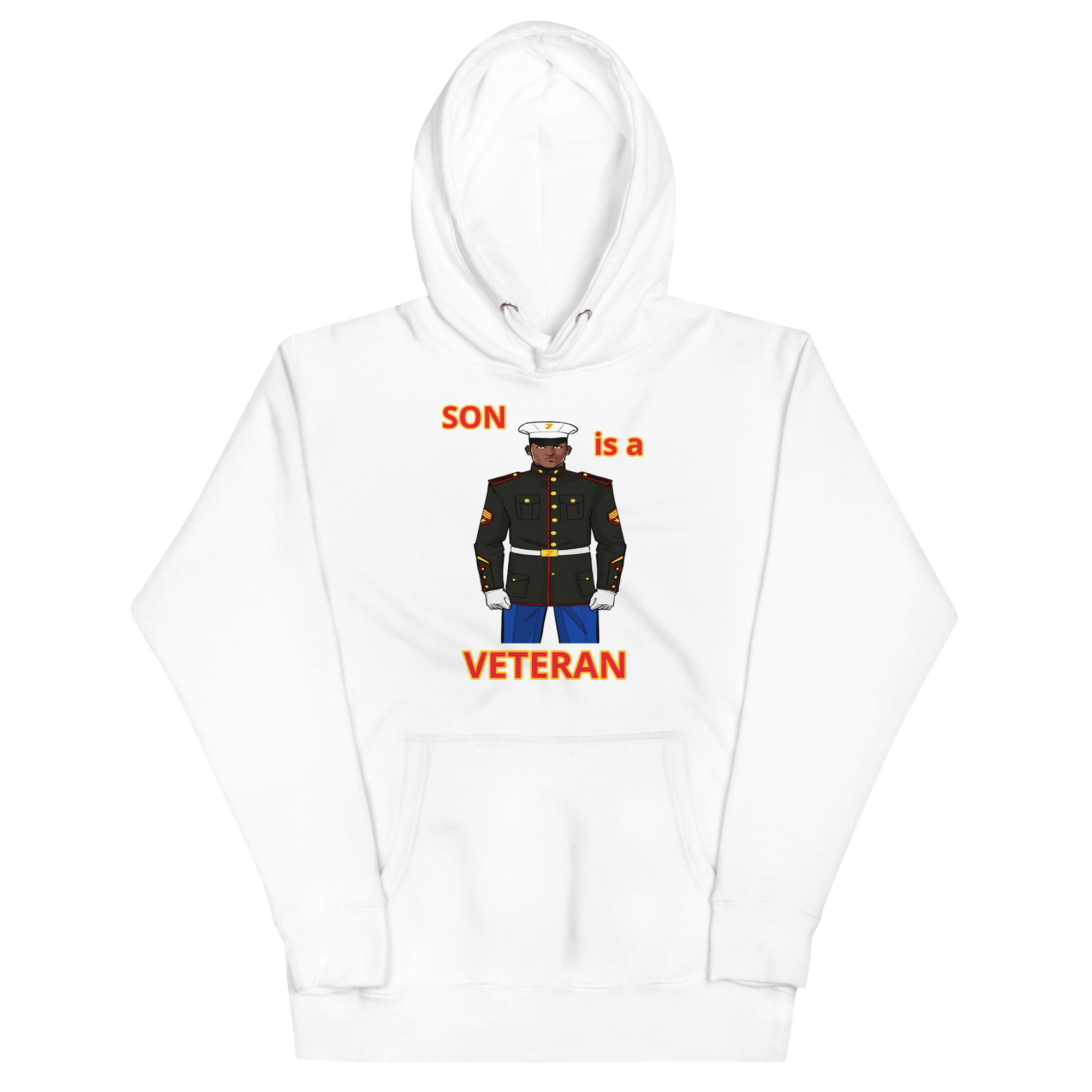 SON IS A VETERAN TOO FOWER Unisex Hoodie - Image 5