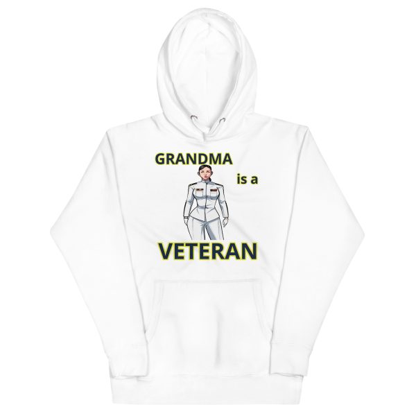 GRANDMA IS VETERAN TOO FOWER Unisex Hoodie - Image 5
