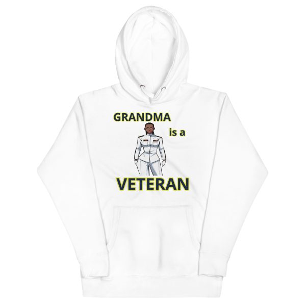 GRANDMA IS VETERAN TOO FOWER Unisex Hoodie - Image 5