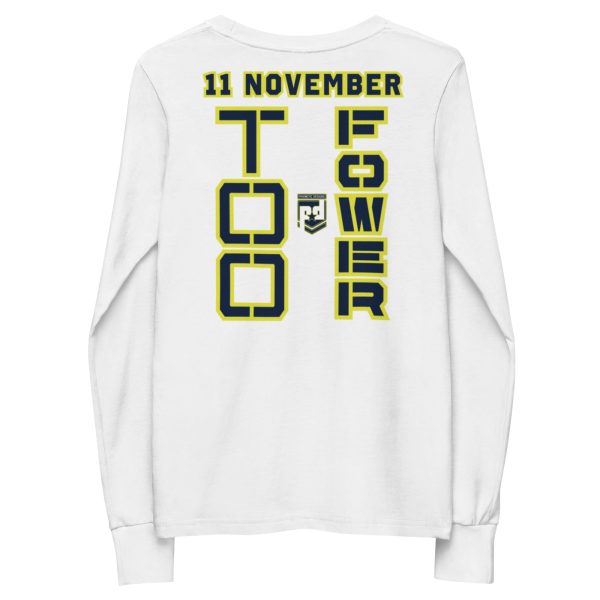 GRANDMA IS A VETERAN TOO FOWER Youth Long Sleeve Tee - Image 6