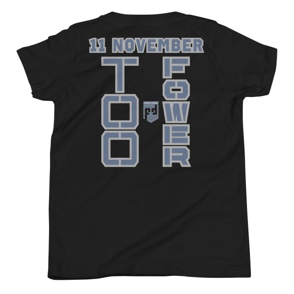 I SUPPORT  VETERANS TOO FOWER Youth Short Sleeve T-Shirt