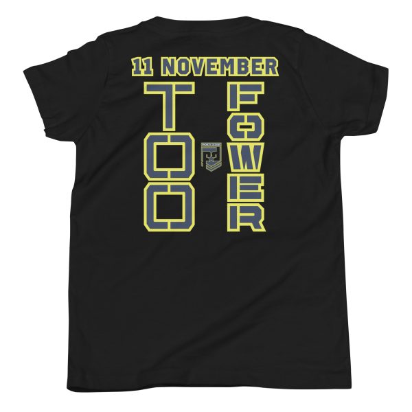 I SUPPORT  VETERANS TOO FOWER Youth Short Sleeve T-Shirt