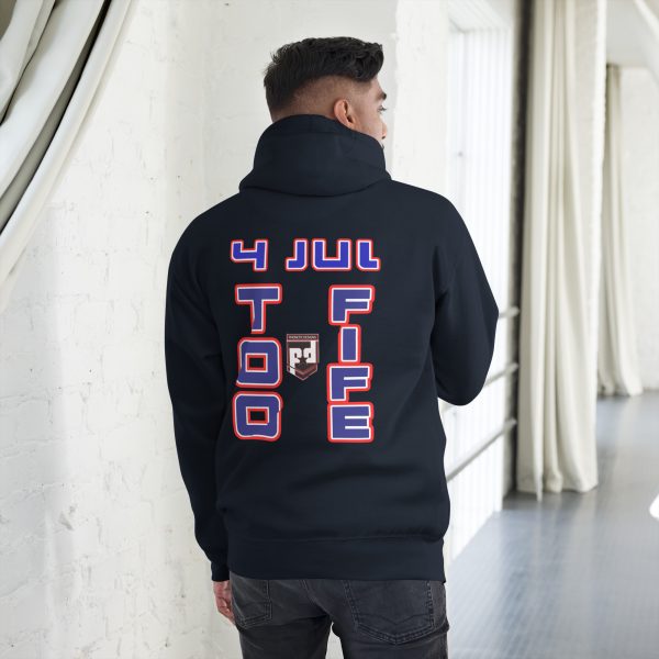 4 JULY TOO FIFE Unisex Hoodie - Image 4